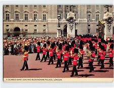 Postcard A Guards Band Leaving Buckingham Palace, London, England picture