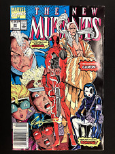 New Mutants #98 (1st Series) Marvel Comics Feb 1991 1st Appear Deadpool Signed picture