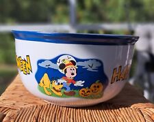 Large Vintage Halloween Mickey And Pluto Bowl picture