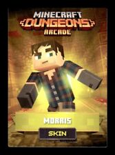 2021 Minecraft Dungeons Arcade Card Morris Skin Rare 41/60 Series 1 picture