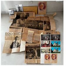 Vintage Lot Grandma Moses  Newspaper clippings, postcards, photos picture