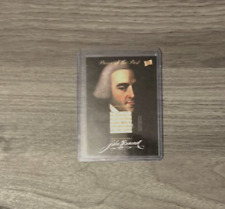 2018 PIECES OF THE PAST  JOHN HANCOCK AUTHENTIC RELIC CARD picture