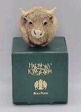HARDY THE BULL HARMONY KINGDON ROLY POLY HARD BODY FIGURINE picture