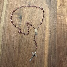 VINTAGE PINK  ROSARY BEADS picture