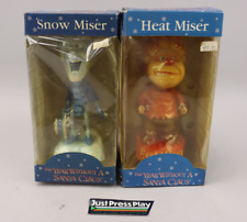 Lot of 2 NOS VTG NECA Head Knockers Year Without a Santa Claus Snow & Heat Miser picture