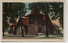 First Presbyterian Church Napoleon,Ohio Linen Postcard picture