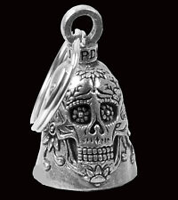 Sugar Skull BIKER GUARDIAN BELL with a velvet pouch NEW(BEA-1108) picture