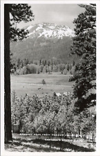RPPC Meadow Valley California View of Horse Ranch at Spanish Peak 1950s picture