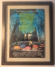 1990 TMNT Signed Movie Poster. Signed by Kevin Eastman. Mark Bode. Eric Talbot picture