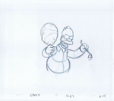 Simpsons Homer 2003 Original Art w/COA Animation Production Pencils SC.67 A-14 picture