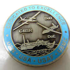 USN USA USAF USMC DEDICATED TO EXCELLENCE CHALLENGE COIN picture