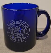Starbucks Coffee Cobalt Blue Mug 3 3/4