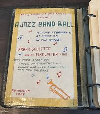 Stanford University Hot Jazz Society Minutes Recorder Booklet 1945-1949 picture