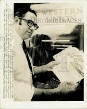 1969 Press Photo Rene Page, Regional Supervisor for Western Union, Massachusetts picture