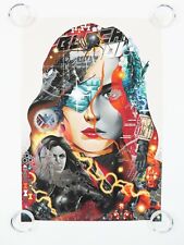 Tristan Eaton Black Widow Marvel Avengers Fine Art Foil Print Poster #/100 Comic picture