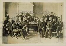 1919 Press Photo President Masaryk and Men who created Czeco Slovac Republic picture