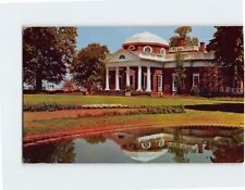 Postcard West Front Monticello Home of Thomas Jefferson Charlottesville Virginia picture