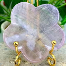 99G  Natural Beautiful Colours Fluorite Crystal Carving Bowl Healing picture