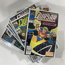 QUASAR 35 ISSUE LOT 1-12 15 18-20 24 26-28 31 35-45 47-49 58 59 VG-FN MARVEL picture