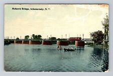 Schenectady NY-New York, Mohawk Bridge, c1911 Vintage Souvenir Postcard picture