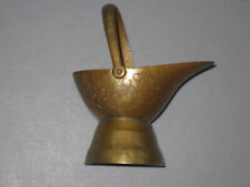 Vintage Small Brass Pitcher, Mini Coal Scuttle Bucket Made in China picture