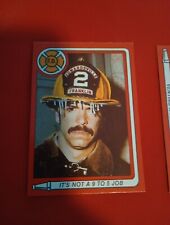 1981 K.F. Byrnes Fire Department Complete 22-Card Set NYFD Chicago FD picture