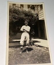 Rare Antique American H.B.C. Baseball Player In Uniform Snapshot Photo C.1920's picture