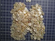Mother of Pearl Buttons TINY SMALL 1/2 Pound Lot $6SH picture