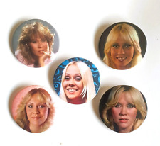 AGNETHA FALTSKOG ANNA ABBA Badge Button Set 57mm 2 1/4