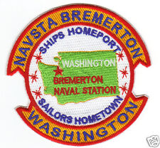 US NAVY BASE PATCH, NAVSTA BREMERTON WA, (SHIPS HOMEPORT, SAILORS HOME TOWN)   Y picture