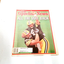 The Sporting News Feb. 3 1997 Brett Favre Green Bay Packers Jeff Thomason picture