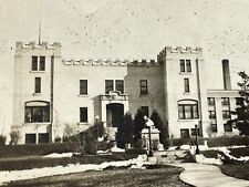 QF Photograph 1919 Northwestern College Entrance Statue Early View  picture
