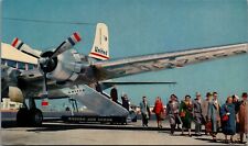 Vintage DC-6 DC-6B Mainliner Fleet Airplane United Airlines Postcard C272 picture