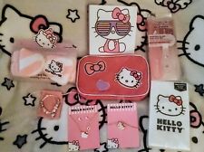 Sanrio Hello Kitty Jewelry Set + The Creme Shop Headband TravelBag Nail Filer picture