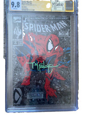 Spider-Man #1 CGC 9.8 (1990) Signed By * Todd McFarlane * Silver Edition picture