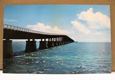 Overseas Highway - Florida Keys - Bahia Honda Bridge circa 1956 postcard  Hannau picture