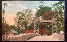 Vintage Postcard 1907-1915 Bushkill Park Entrance, Easton, Pennsylvania (PA) picture