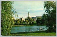 Waterville Maine Colby College Campus Miller Library Chrome UNP Postcard picture