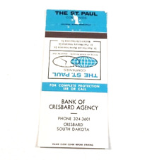 Matchbook Bank of Cresbard Agency Insurance SD The St Paul Companies picture