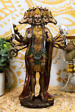 Panchamukhi Anjaneya Five Faced Hanuman Statue Monkey Hindu God Warrior Figurine picture