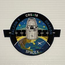 Authentic CRS-18 SPACEX FALCON-9 DRAGON ISS NASA RESUPPLY Mission Employee PATCH picture