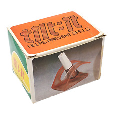 Vintage Tilt-It Nail Polish Holder Nail Vanity Made In Hong Kong Tilt It Acrylic picture