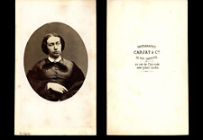Carjat, Paris, Vintage Albumen Print CDV ID Actress T picture
