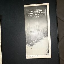 NEA 1913 Convention Salt Lake City excursion pamphlet 8.5x4