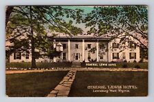 Lewisburg WV-West Virginia, General Lewis Hotel, Advertisement Vintage Postcard picture