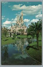 Walt Disney World Cinderella Castle Fantasyland Florida 1970s Chrome Postcard picture