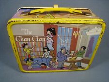 Rare Vintage The Chan Clan Metal Lunchbox 1973 Hanna-Barbera Lunch Box picture