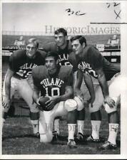1968 Press Photo Football players from Tulane in Tulane Stadium - noo78035 picture