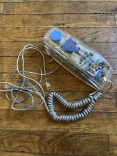 RARE HTF GUESS Vintage Clear See-Through Telephone COLLECTIBLE UNIQUE  Tested picture