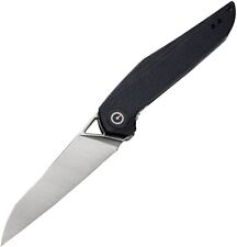 Civivi Isham McKenna Liner Lock Knife Black G10 Handle Plain Satin D2 Edge C905C picture
